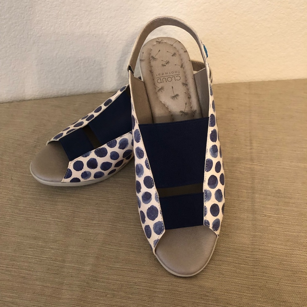 Cloud Footwear Colette, Sling Back Wedge, 39 - Picture 3 of 10